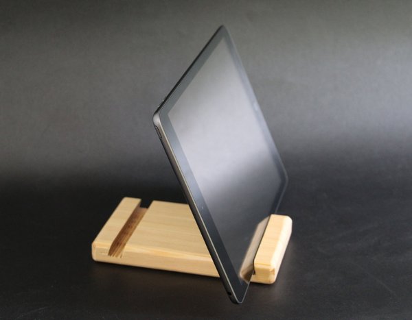 Handy-Tablethalter aus Holz